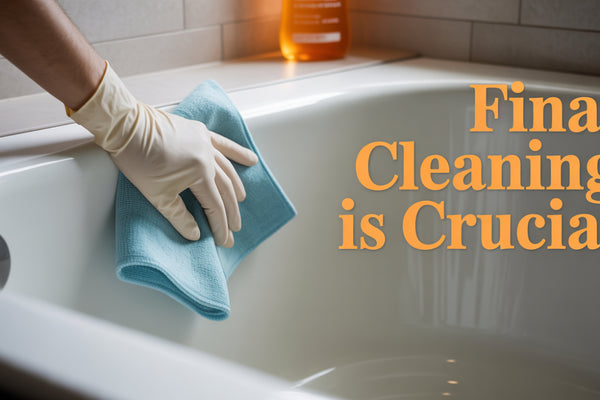 How to Clean & Prepare a Bathtub for a Flawless Finish