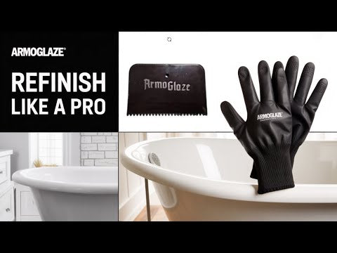 Armoglaze Professional Notched Spreader for Bathtub Bottoms (Thickness Gauge)