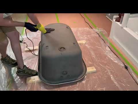 Odorless Clawfoot Tub Refinishing Kit (Interior Surface) - Made In USA